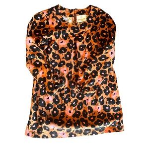 Hanna Andersson Shift Fall Thanksgiving‎ Holiday Dress Retro Flowers 110